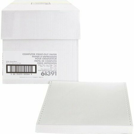 SPARCO PRODUCTS Perforated Blank Computer Paper, PK2550, 2550PK SPR61391